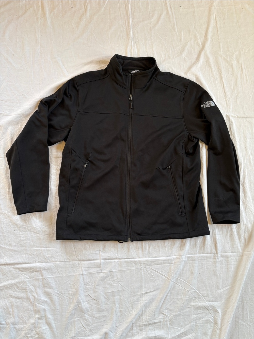 North Face Ridgewall Soft Shell Jacket WindWall Men’s XL Black